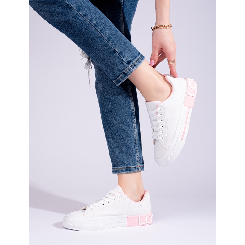 Chaussures de sport blanches classiques Shelovet 1