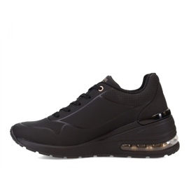 Chaussures Skechers Million Air Elevated Air W 155401-BBK le noir 1 Chaussures Skechers Million Air Elevated Air W 155401-BBK le noir 1