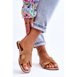 Seastar Chaussons Classiques en Daim pour Femme Beige Evana 3