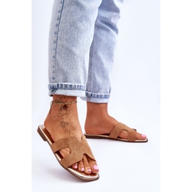 Seastar Chaussons Classiques en Daim pour Femme Beige Evana 4