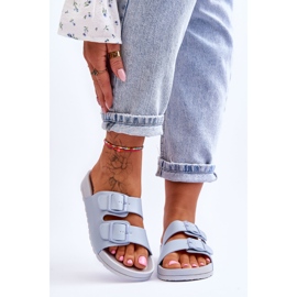 PS1 Chaussons à plateforme bleus Vertigo pour femmes 1 PS1 Chaussons à plateforme bleus Vertigo pour femmes 1