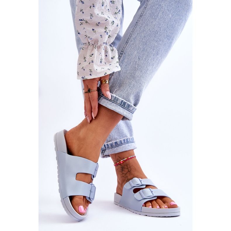 PS1 Chaussons à plateforme bleus Vertigo pour femmes 2 PS1 Chaussons à plateforme bleus Vertigo pour femmes 2