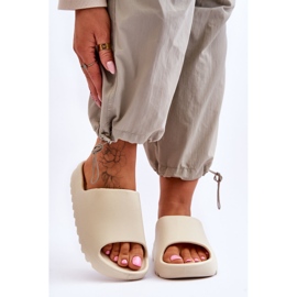PS1 Chaussons Plateformes Tendance Beige Clair Estella 2