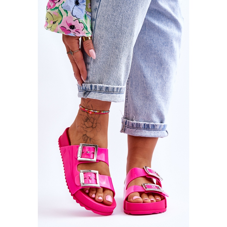 Chaussons Lisses Femme ZAXY HH285160 Fuchsia rose 1 Chaussons Lisses Femme ZAXY HH285160 Fuchsia rose 1