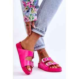 Chaussons Lisses Femme ZAXY HH285160 Fuchsia rose 2 Chaussons Lisses Femme ZAXY HH285160 Fuchsia rose 2