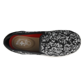 Befado Women's Sports Shoes 517D019 Fleurs noires le noir 2