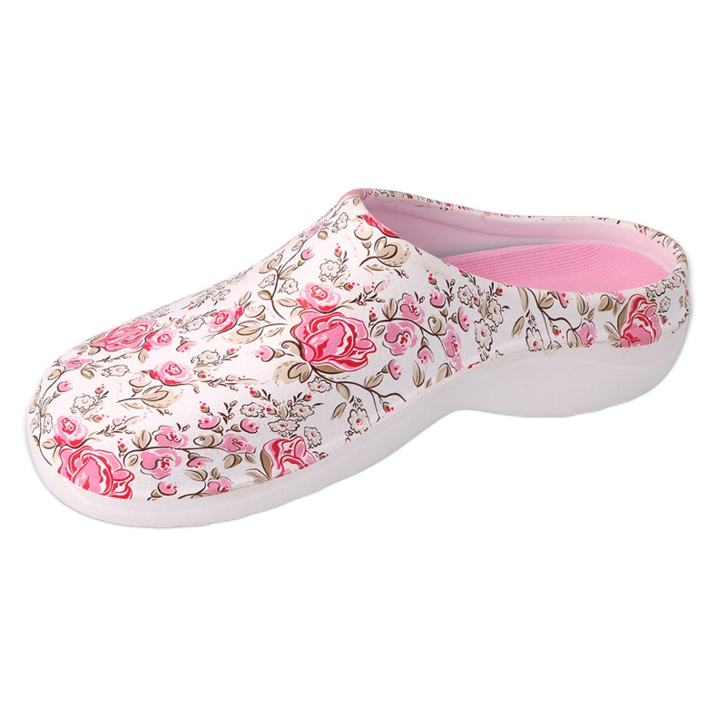Befado chaussures pour femmes - fleur 1 154D104 blanche 2 Befado chaussures pour femmes - fleur 1 154D104 blanche 2