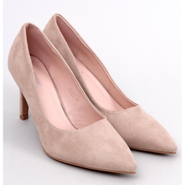 BM Escarpins femme classiques Eurielle Kaki beige 1