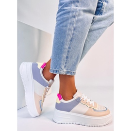 BM Baskets Colourful Fields Beige multicolore 4