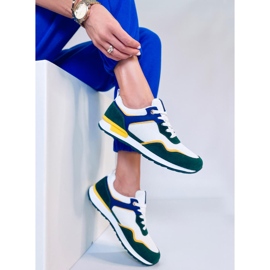 BM Baskets femme Cagle Vert multicolore 3