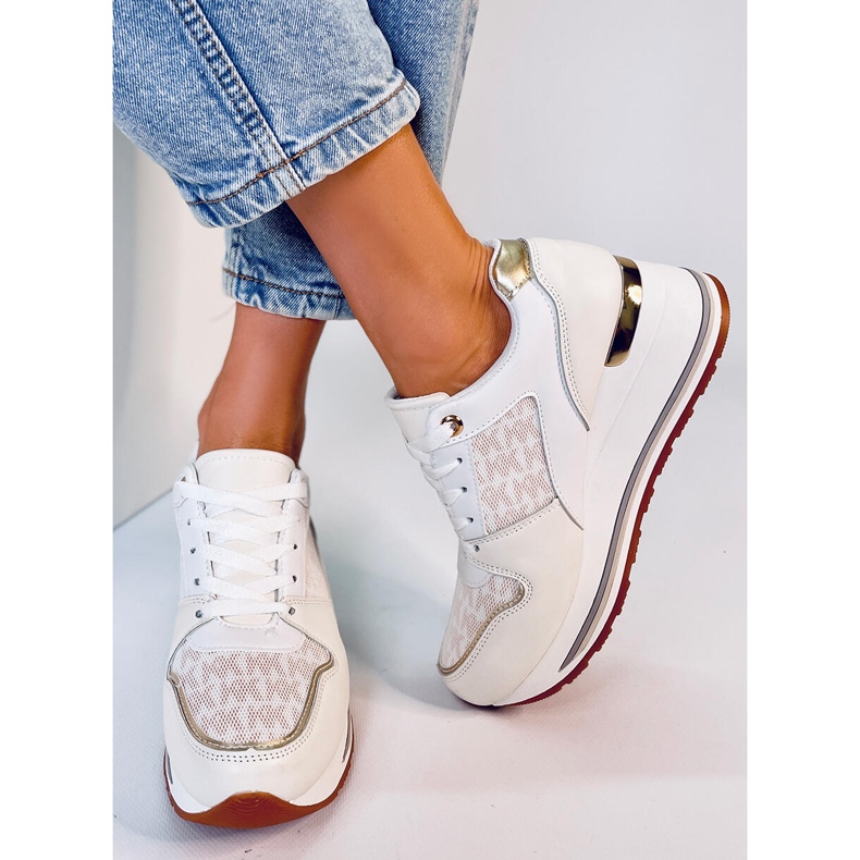 Baskets compensées Gilmore Beige 1