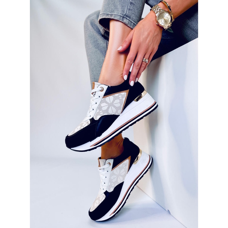 Greer baskets compensées noires le noir 2