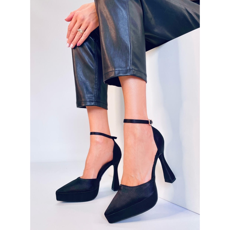 BM Escarpins à plateforme Carlie Black le noir 1