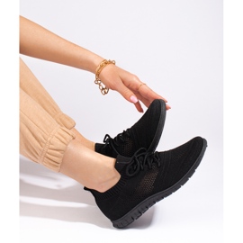 W. Potocki Chaussures de sport femme ajourées légères Potocki noir le noir 6
