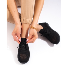 W. Potocki Chaussures de sport femme ajourées légères Potocki noir le noir 2