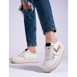 Baskets à semelle épaisse Shelovet blanche 1 Baskets à semelle épaisse Shelovet blanche 1