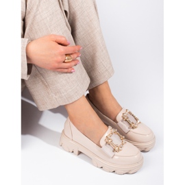 W. Potocki Chaussures femme beiges à boucle Shelovet 1 W. Potocki Chaussures femme beiges à boucle Shelovet 1