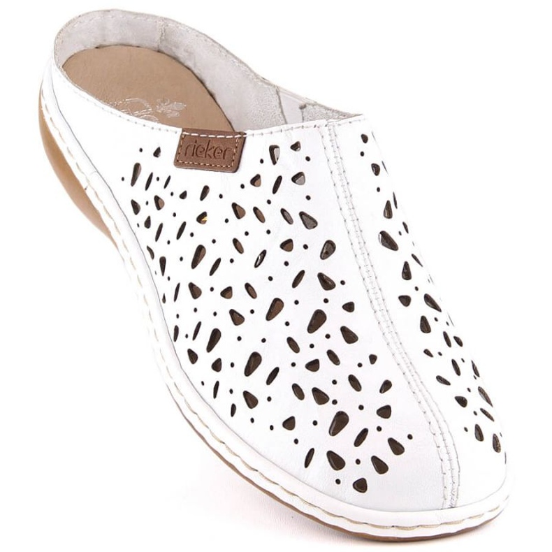 Chaussons ajourés Rieker W 65996-80 blanc 1