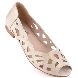 Chaussures ajourées Jezzi W ASA136-8 d'or 1