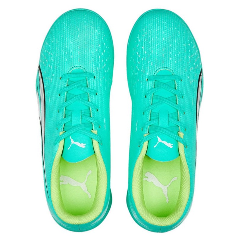 Puma Ultra Play It Jr 107237 01 chaussures de football vert vert 1
