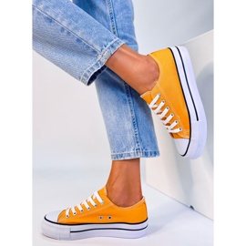 BM Baskets classiques femme Fargis Jaune 4