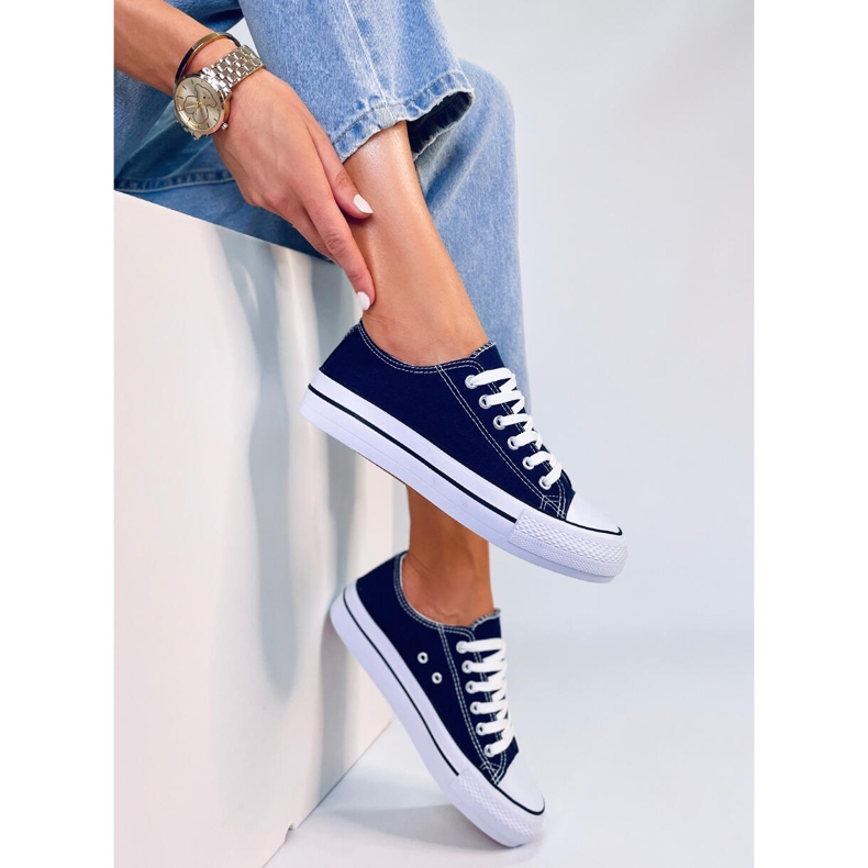 BM Baskets classiques pour femmes Fargis D.BLUE bleu 2