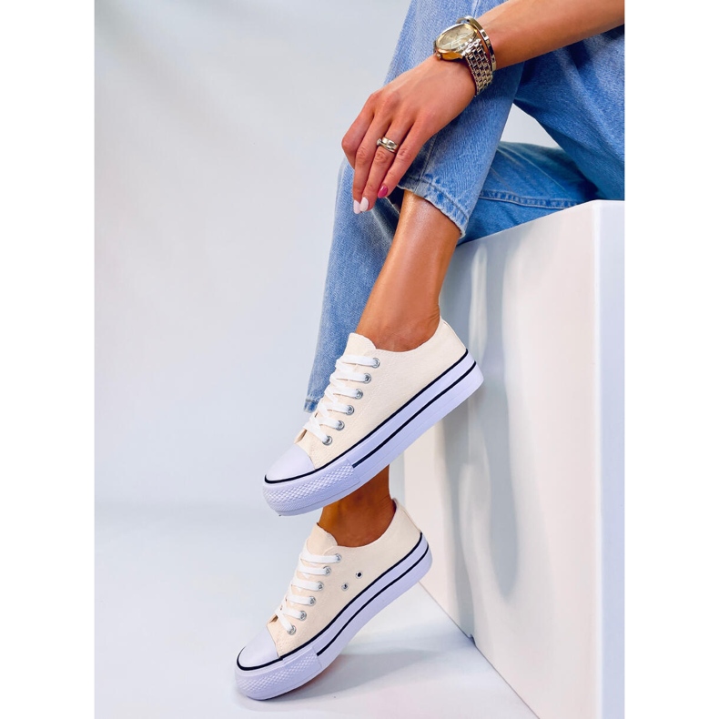 BM Baskets classiques femme Fargis Beige 2