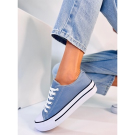 BM Baskets classiques pour femmes Fargis L.BLUE bleu 4