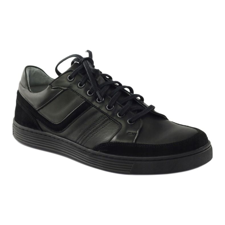 Chaussures décontractées pour hommes Riko 828 noir 1