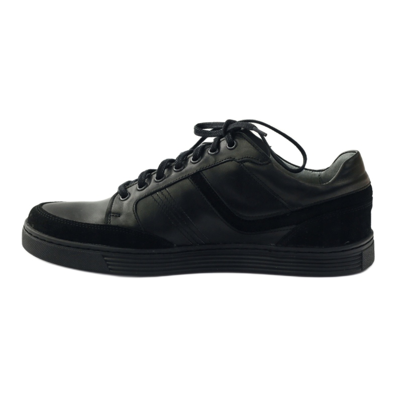 Chaussures décontractées pour hommes Riko 828 le noir 2