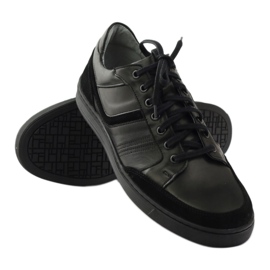Chaussures décontractées pour hommes Riko 828 le noir 3