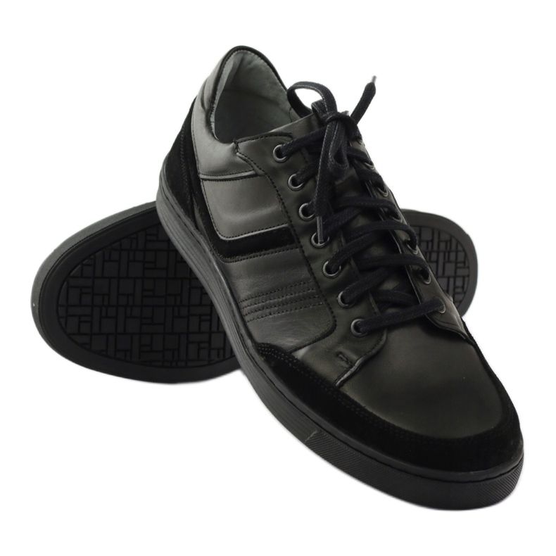 Chaussures décontractées pour hommes Riko 828 le noir 3