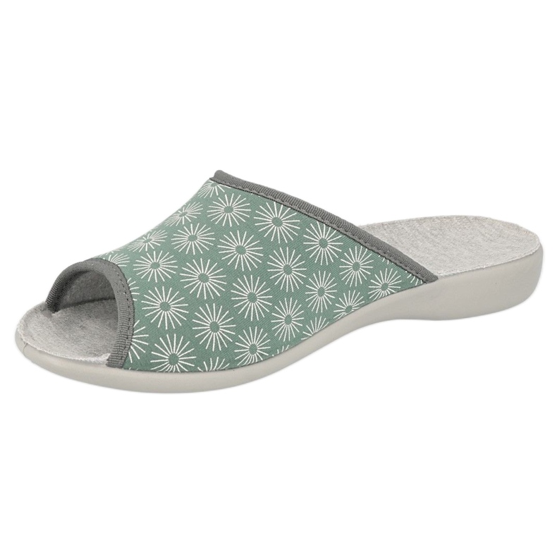 Slippers des femmes Befado Pu 254d141 vert 3 Slippers des femmes Befado Pu 254d141 vert 3
