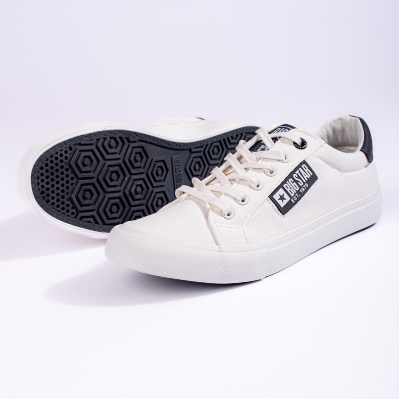 Baskets blanches pour hommes Big Star JJ174259 1