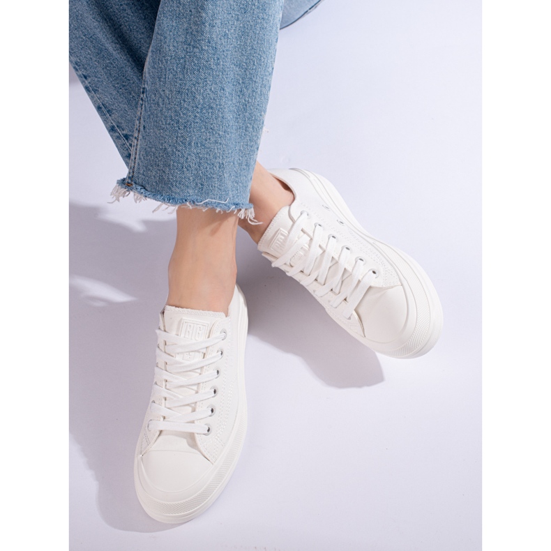 Baskets pour femmes sur la plate-forme blanche Big Star LL274968101 1