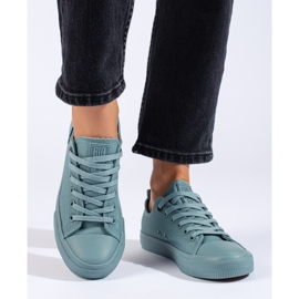 Baskets femme vert foncé Big Star LL274019 2