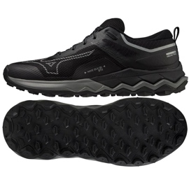 Chaussures running Mizuno Wave Ibuki 4 Gtx M J1GJ225901 noir 1