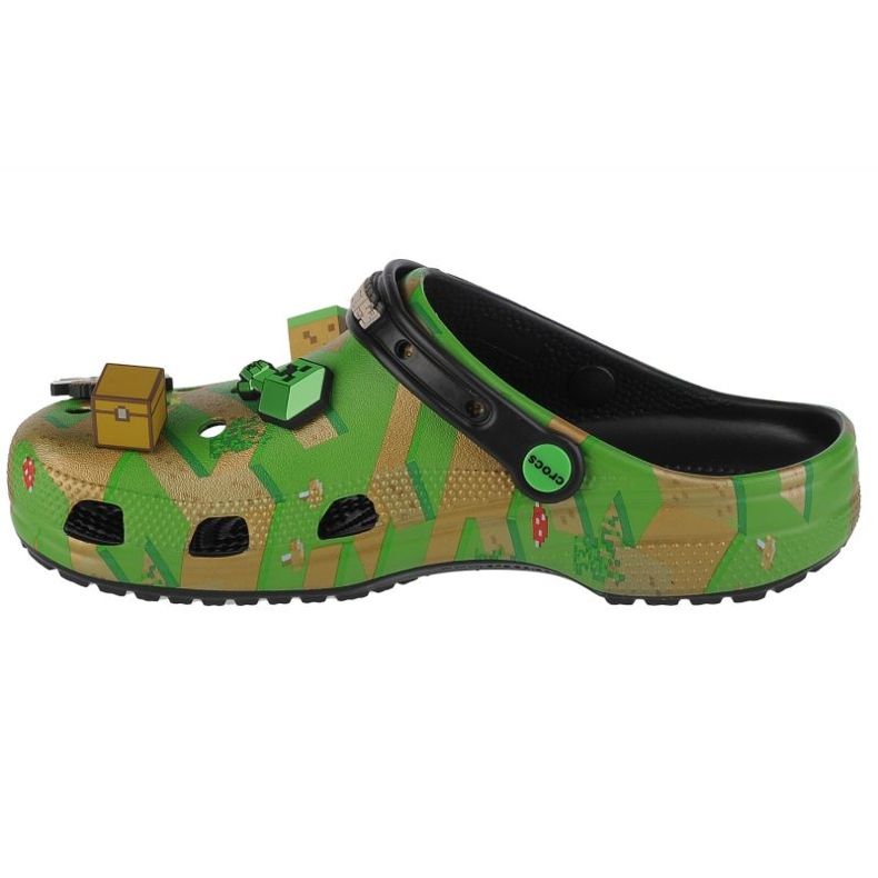 Sabots Crocs Elevated Minecraft Classic Clog 208472-90H vert 1
