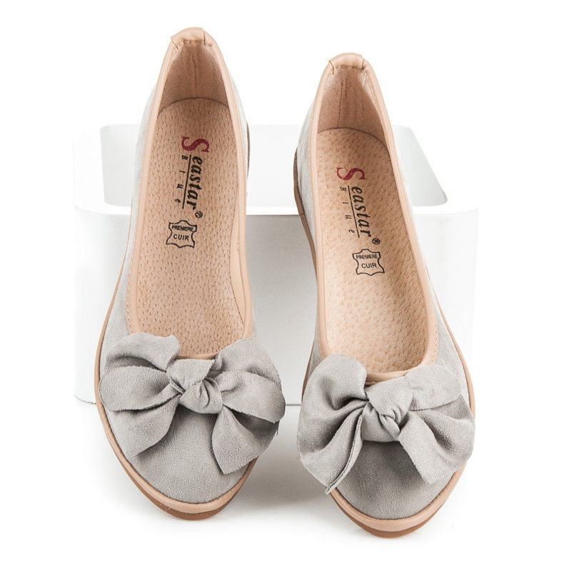 Seastar Ballerines en daim gris 1