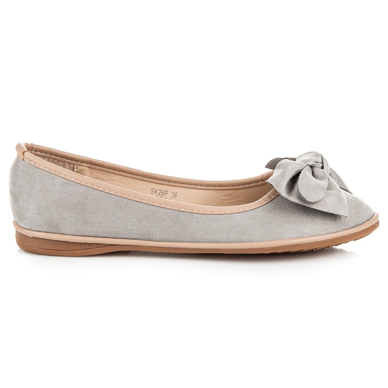 Seastar Ballerines en daim gris 2