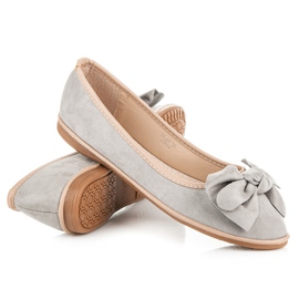 Seastar Ballerines en daim gris 5