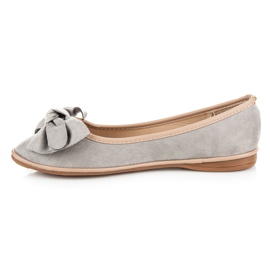 Seastar Ballerines en daim gris 4