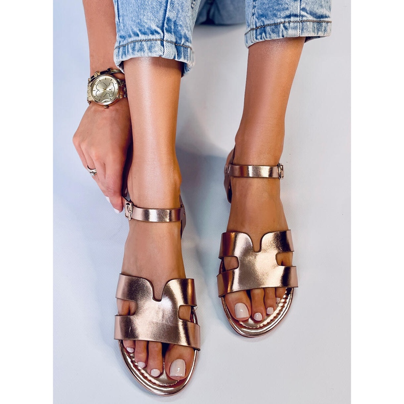 Sandales femme Forney Champagne doré 1