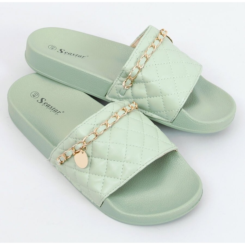 Tongs Travis Green vert 1