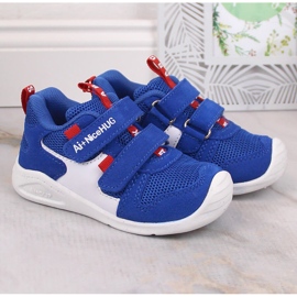 Atletico Chaussures de sport pour enfants avec velcro bleu AbcKids Y211120 2 Atletico Chaussures de sport pour enfants avec velcro bleu AbcKids Y211120 2