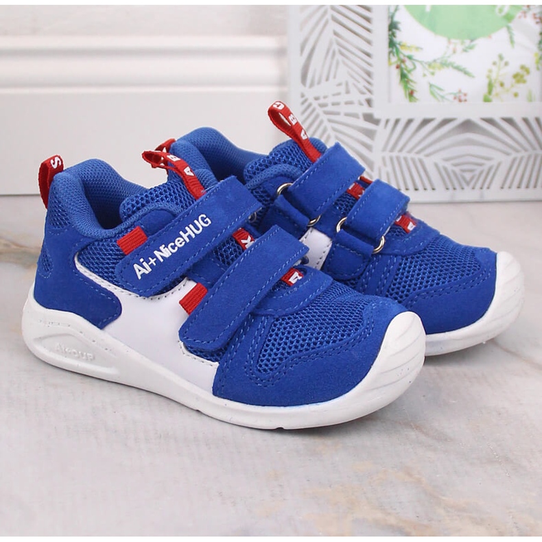 Atletico Chaussures de sport pour enfants avec velcro bleu AbcKids Y211120 2 Atletico Chaussures de sport pour enfants avec velcro bleu AbcKids Y211120 2