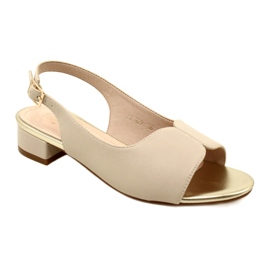 Sandales à Talons Sergio Leone SK829 Beige 1