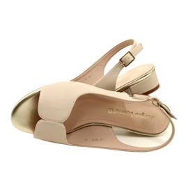 Sandales à Talons Sergio Leone SK829 Beige 5