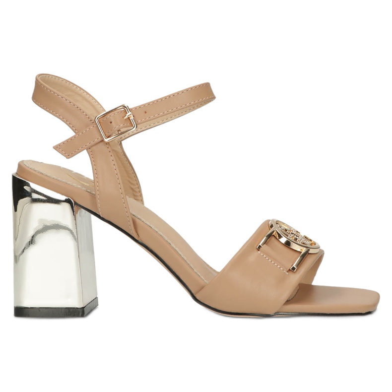 Filippo Sandales féminines sur un poteau doré avec un ornement DS4502 Beige 6 Filippo Sandales féminines sur un poteau doré avec un ornement DS4502 Beige 6