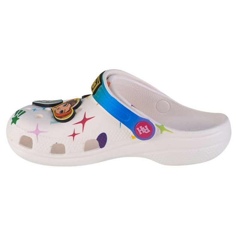 Crocs Classic Rainbow High Sabot pour enfants 208117-90H blanche 1 Crocs Classic Rainbow High Sabot pour enfants 208117-90H blanche 1